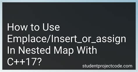 c++ set emplace|emplace vs insert in C++ STL .